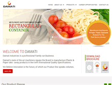 Tablet Screenshot of damati.com